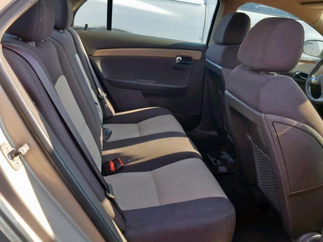 1G1ZH57B29F163952 - 2009 CHEVROLET MALIBU 1LT CREAM photo 6