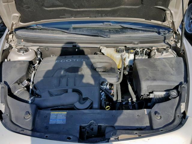 1G1ZH57B29F163952 - 2009 CHEVROLET MALIBU 1LT CREAM photo 7