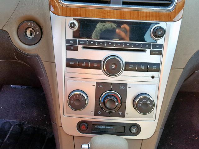 1G1ZH57B29F163952 - 2009 CHEVROLET MALIBU 1LT CREAM photo 9