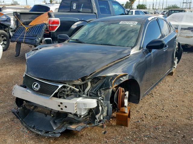 JTHBK262582069434 - 2008 LEXUS IS 250 BLACK photo 2