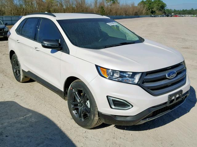 2FMPK3J97JBB09980 - 2018 FORD EDGE SEL WHITE photo 1