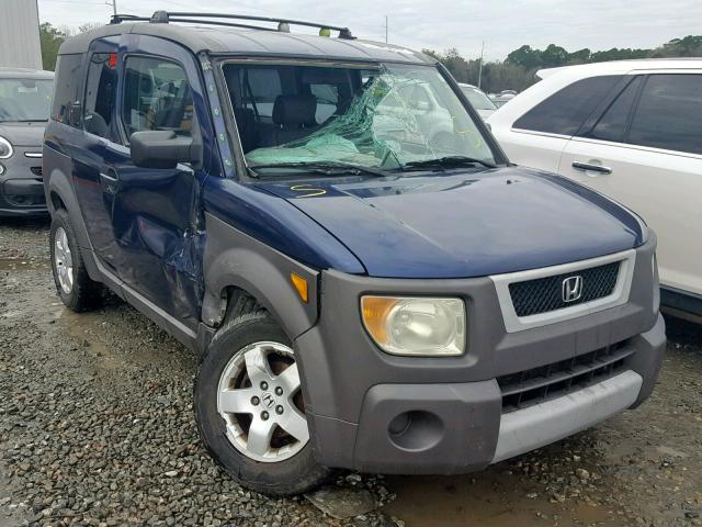 5J6YH28593L051789 - 2003 HONDA ELEMENT EX BLUE photo 1