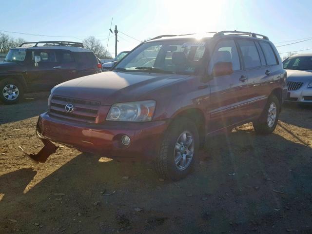 JTEHP21A260167479 - 2006 TOYOTA HIGHLANDER 红色 照片 2