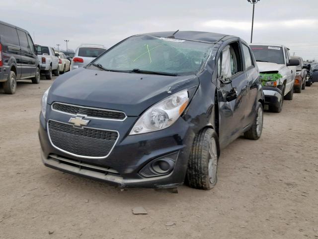 KL8CB6S94FC790778 - 2015 CHEVROLET SPARK LS BLACK photo 2