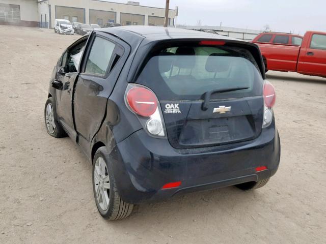 KL8CB6S94FC790778 - 2015 CHEVROLET SPARK LS BLACK photo 3