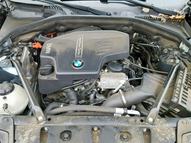 WBAXH5C54DD111786 - 2013 BMW 528 XI BLACK photo 7