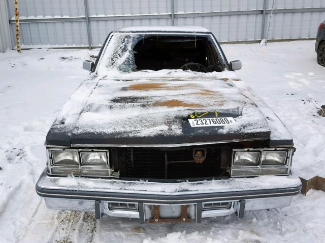 6S69R6Q458907 - 1976 CADILLAC SEVILLE BURN photo 9