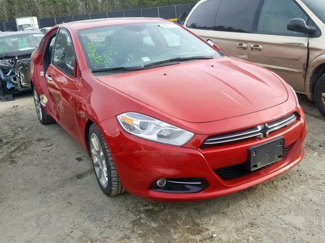 1C3CDFCA6DD293334 - 2013 DODGE DART LIMIT RED photo 1