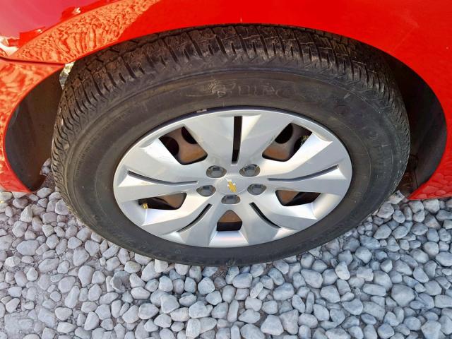 1G1PA5SH4F7260518 - 2015 CHEVROLET CRUZE LS 红色 照片 9