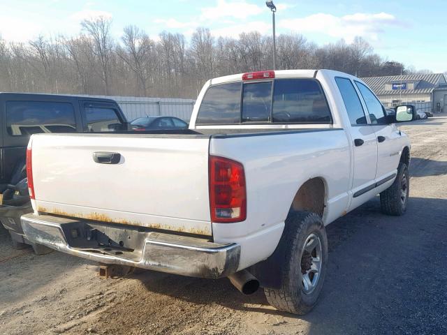 3D7KU286X3G774649 - 2003 DODGE RAM 2500 S WHITE photo 4