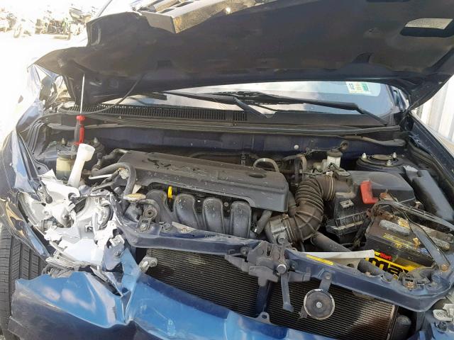 2T1KR32E87C672641 - 2007 TOYOTA MATRIX BLUE photo 7