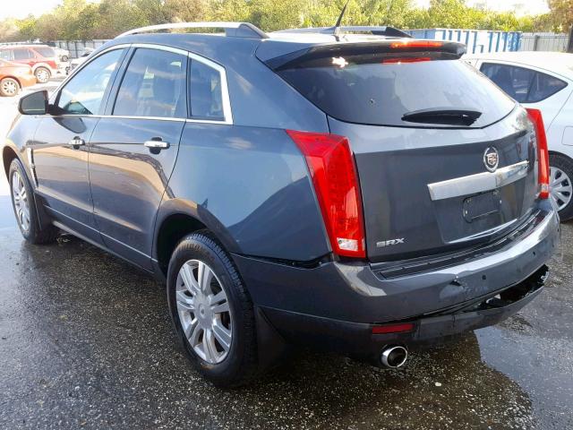 3GYFNAE3XCS532352 - 2012 CADILLAC SRX LUXURY GRAY photo 3