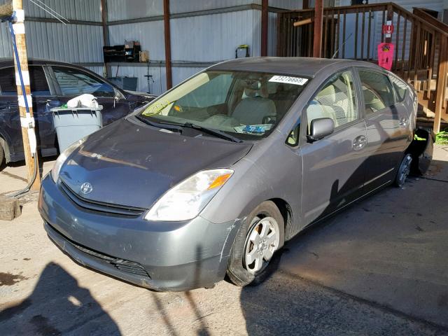 JTDKB22UX40035620 - 2004 TOYOTA PRIUS GRAY photo 2