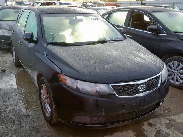 KNAFU5A21C5642484 - 2012 KIA FORTE EX BLACK photo 1