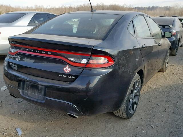 1C3CDFBA9DD104144 - 2013 DODGE DART SXT BLACK photo 4