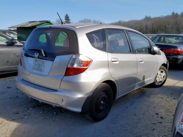 JHMGE8H34CC028401 - 2012 HONDA FIT GRAY photo 4