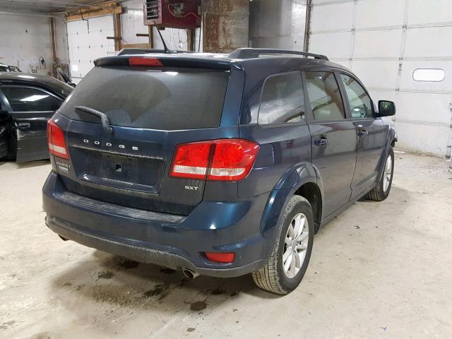 3C4PDCBG0DT634383 - 2013 DODGE JOURNEY SX BLUE photo 4