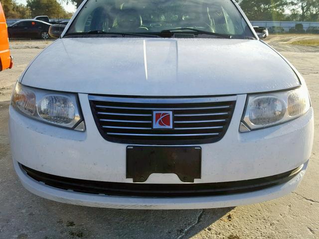 1G8AJ55F87Z168531 - 2007 SATURN ION LEVEL WHITE photo 9