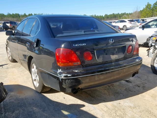 JT8BD69S710142060 - 2001 LEXUS GS 300 BLACK photo 3