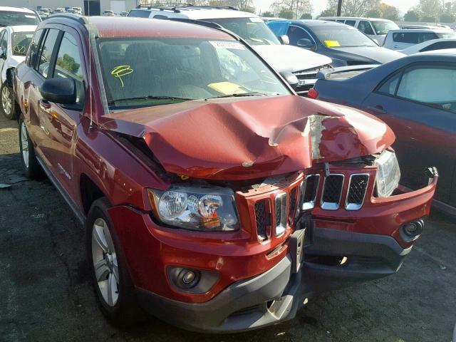 1C4NJCBB1FD420368 - 2015 JEEP COMPASS SP 栗色 照片 1