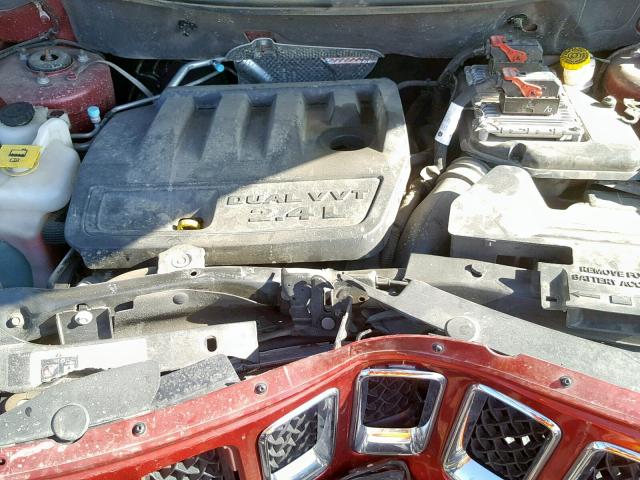 1C4NJCBB1FD420368 - 2015 JEEP COMPASS SP 栗色 照片 7