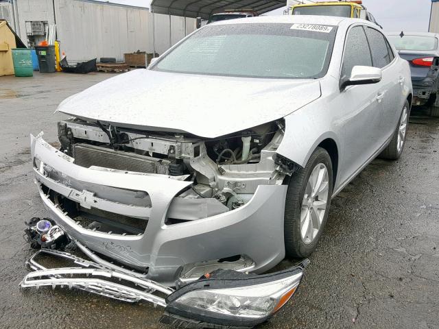 1G11E5SA8DF240367 - 2013 CHEVROLET MALIBU 2LT SILVER photo 2