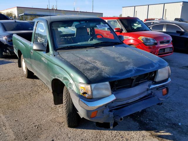 4TANL42NXYZ657257 - 2000 TOYOTA TACOMA GREEN photo 1