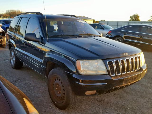 1J4GX58S61C624036 - 2001 JEEP GRAND CHER BLACK photo 1