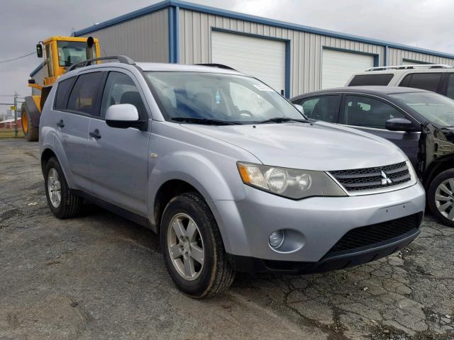 JA4MS31X57U013591 - 2007 MITSUBISHI OUTLANDER SILVER photo 1