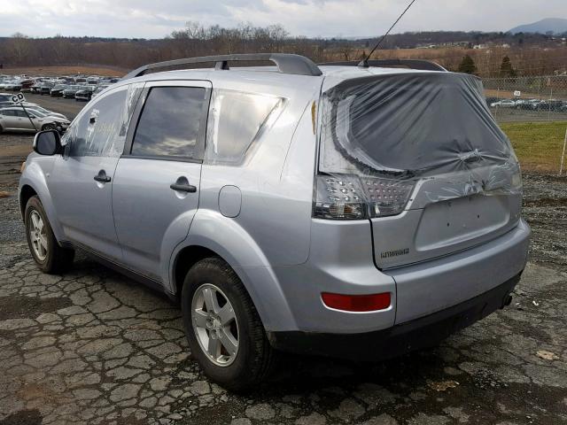 JA4MS31X57U013591 - 2007 MITSUBISHI OUTLANDER SILVER photo 3