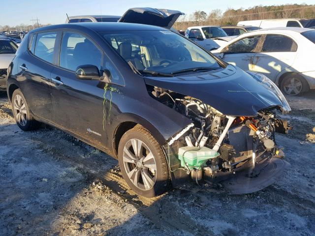 1N4AZ0CP6FC324411 - 2015 NISSAN LEAF S BLACK photo 1