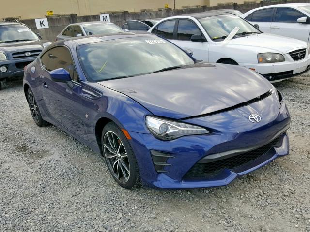 JF1ZNAA1XH9705374 - 2017 TOYOTA 86 BASE BLUE photo 1