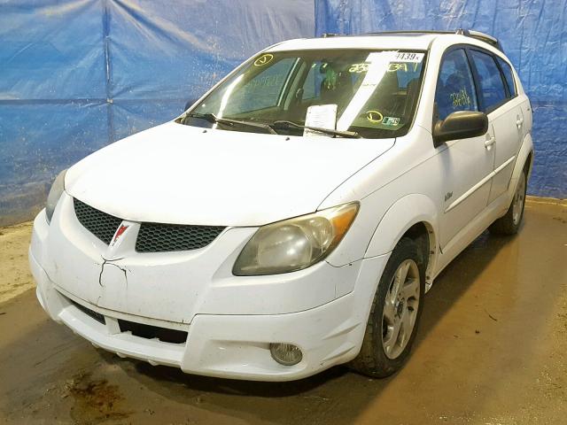 5Y2SL62873Z449049 - 2003 PONTIAC VIBE WHITE photo 2