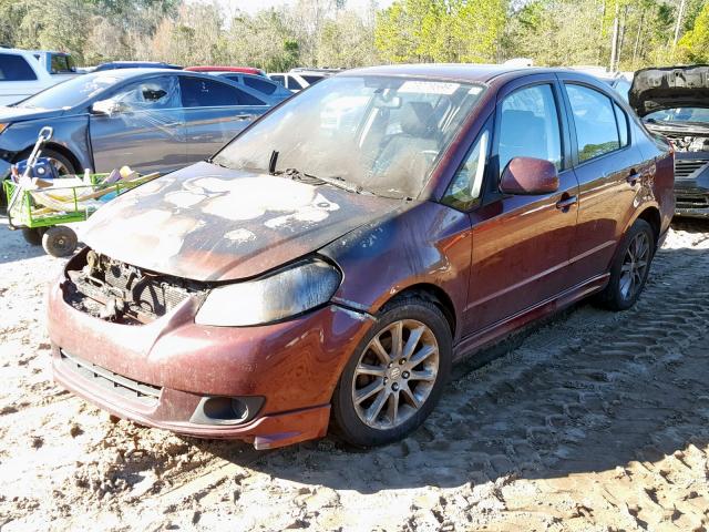 JS2YC414385103260 - 2008 SUZUKI SX4 RED photo 2