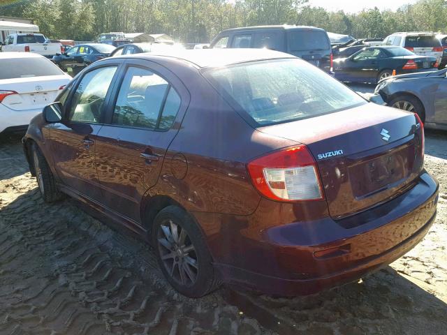 JS2YC414385103260 - 2008 SUZUKI SX4 RED photo 3