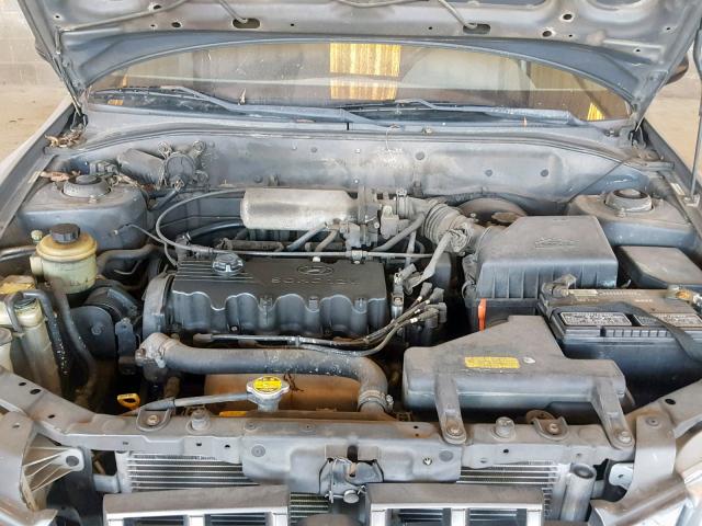 KMHCG45G5YU069661 - 2000 HYUNDAI ACCENT GL GRAY photo 7