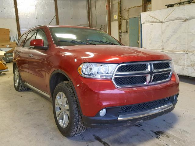 1C4RDJDG4DC637969 - 2013 DODGE DURANGO CR MAROON photo 1