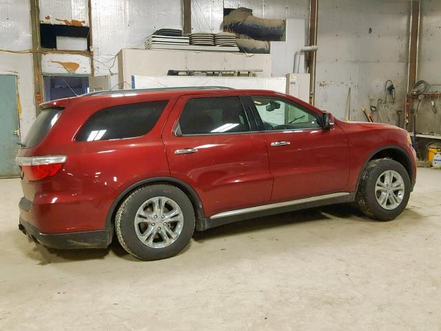 1C4RDJDG4DC637969 - 2013 DODGE DURANGO CR MAROON photo 9