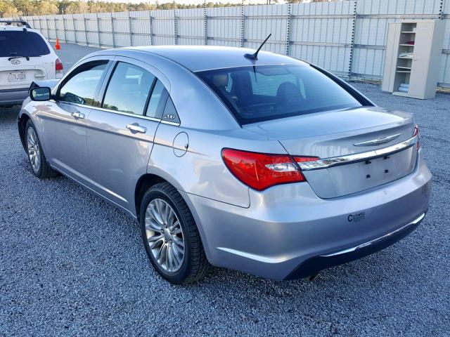 1C3CCBCG4DN597739 - 2013 CHRYSLER 200 LIMITE GRAY photo 3