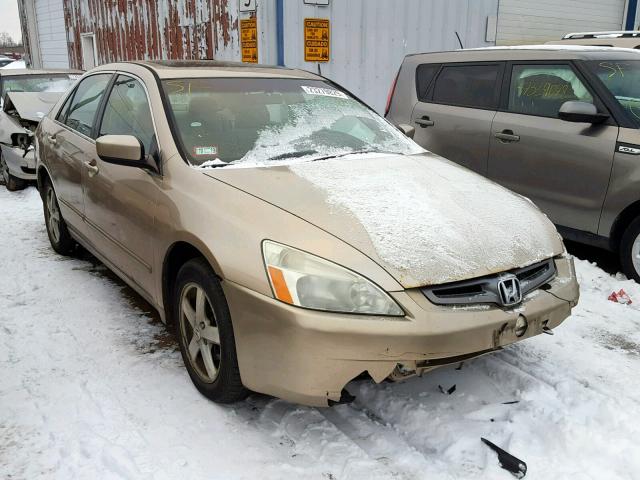 1HGCM56614A100717 - 2004 HONDA ACCORD EX GOLD photo 1