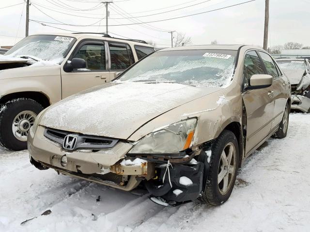 1HGCM56614A100717 - 2004 HONDA ACCORD EX GOLD photo 2