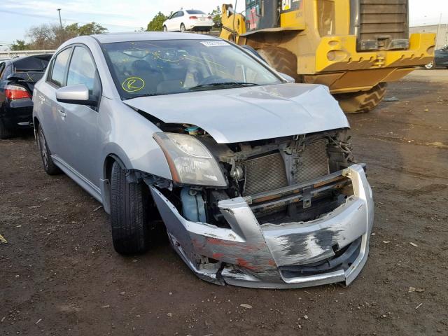 3N1AB6AP1CL619438 - 2012 NISSAN SENTRA 2.0 SILVER photo 1