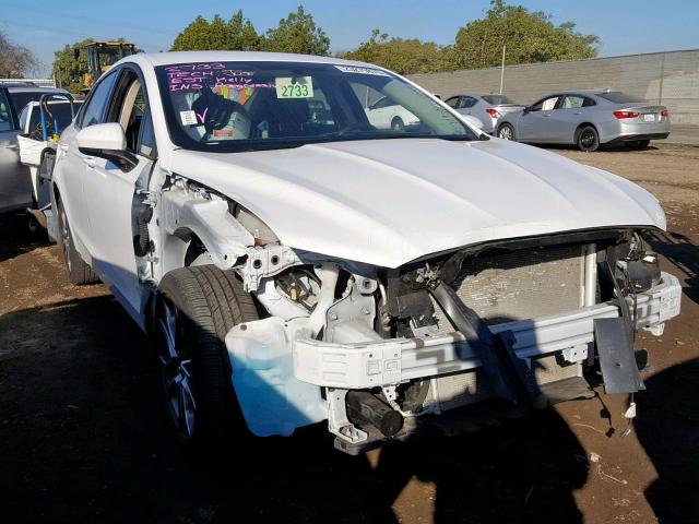 3FA6P0G70HR336001 - 2017 FORD FUSION S WHITE photo 1