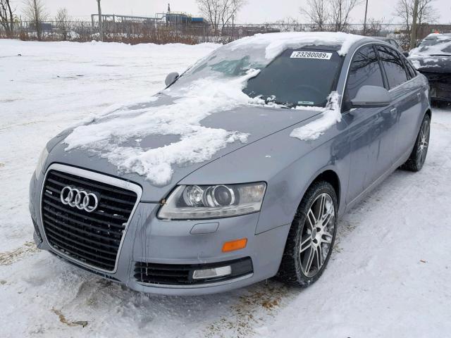 WAUDG64F69N055998 - 2009 AUDI A6 GRAY photo 2