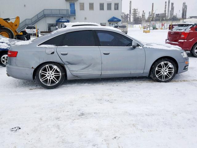 WAUDG64F69N055998 - 2009 AUDI A6 GRAY photo 9