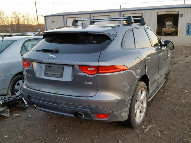 SADCL2BV1HA895887 - 2017 JAGUAR F-PACE R - GRAY photo 4