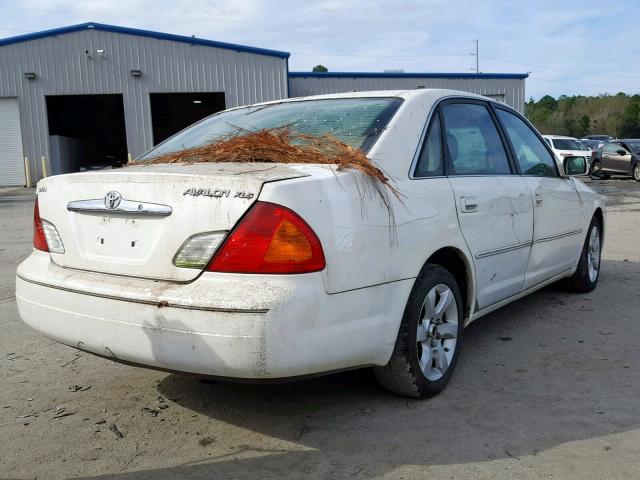 4T1BF28B42U220340 - 2002 TOYOTA AVALON XL თეთრი ფოტო 4