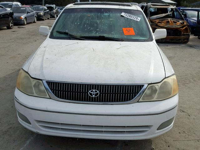 4T1BF28B42U220340 - 2002 TOYOTA AVALON XL თეთრი ფოტო 9