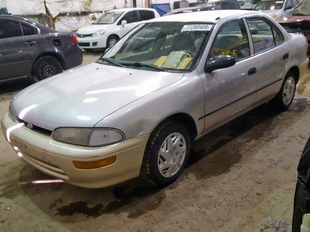 1Y1SK5268TZ007484 - 1996 GEO PRIZM BASE SILVER photo 2