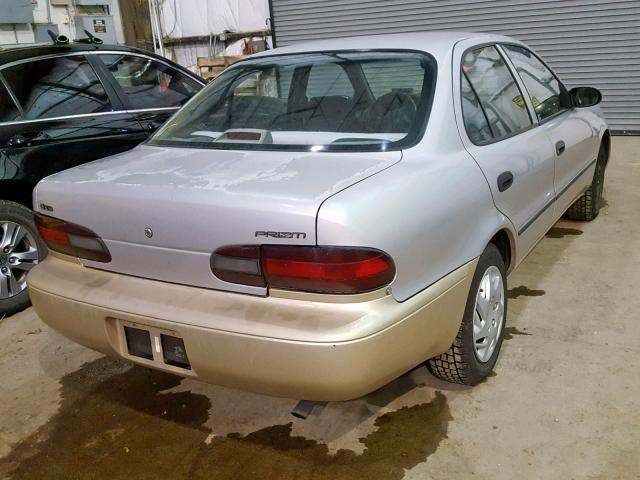 1Y1SK5268TZ007484 - 1996 GEO PRIZM BASE SILVER photo 4
